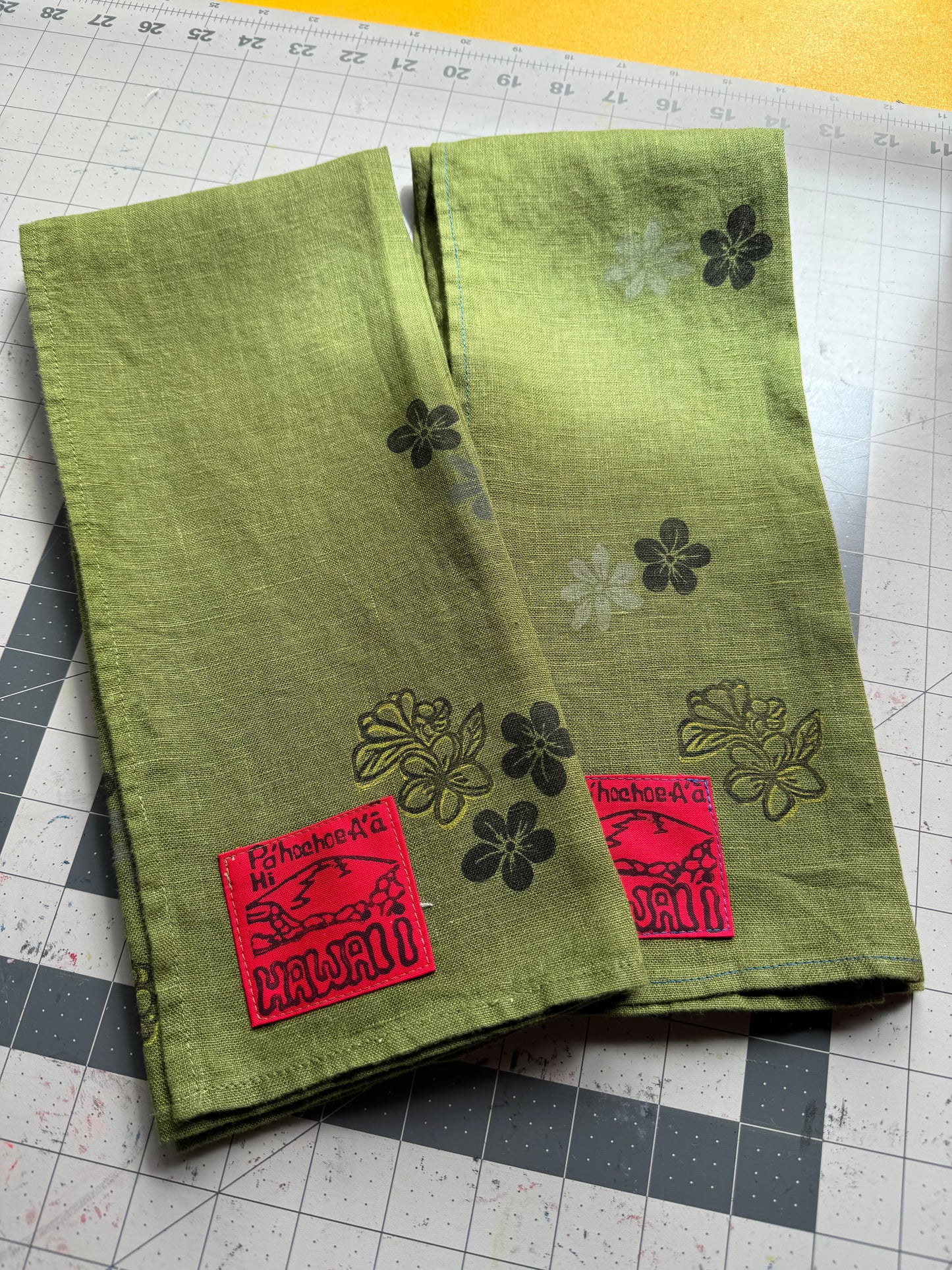 Linen tea towels