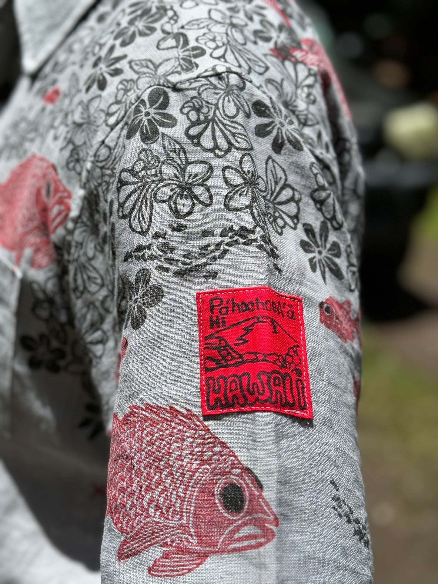 Pua menpachi aloha shirt